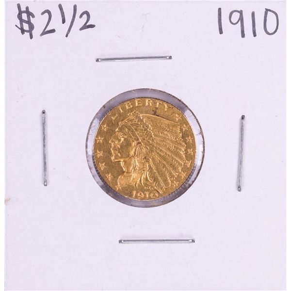 1910 $2 1/2 Indian Head Quarter Eagle Gold Coin