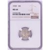 Image 1 : 1939 Mercury Dime Coin NGC MS64