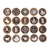 Image 2 : Mixed Lot of (20) .999 Silver Casino $10 Limited Edition Gaming Tokens