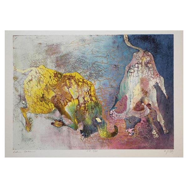 Edwin Salomon "Confrontation" Limited Edition Serigraph