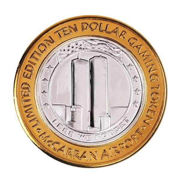 .999 Silver McCarran International Airport Las Vegas, NV $10 Limited Gaming Token