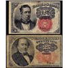 Image 1 : Lot of 1874 Fifth Issue Ten Cent & Twenty-Five Fractional Currency Notes