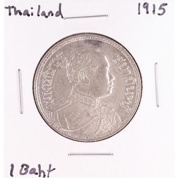 1915 Thailand 1 Baht Coin