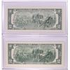 Image 2 : Lot of (2) 2003A $2 Federal Reserve Notes with Colorized Overprint in Cases