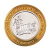 Image 1 : .999 Fine Silver Flamingo Las Vegas, Nevada $10 Limited Edition Gaming Token