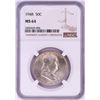 Image 1 : 1948 Franklin Half Dollar Coin NGC MS64