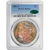Image 2 : 1881-S $1 Morgan Silver Dollar Coin PCGS MS64+ CAC Amazing Toning