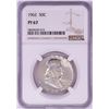 Image 1 : 1962 Proof Franklin Half Dollar Coin NGC PF67