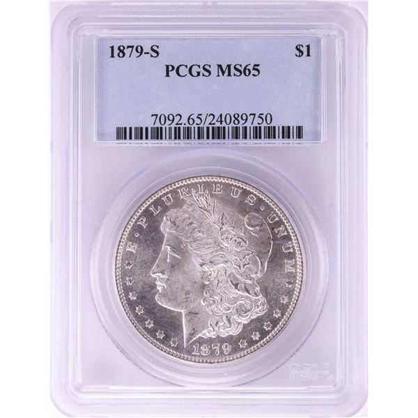 1879-S $1 Morgan Silver Dollar Coin PCGS MS65