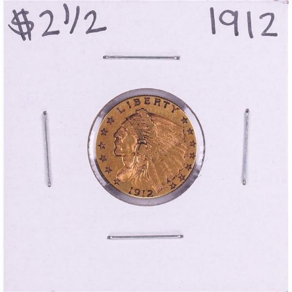 1912 $2 1/2 Indian Head Quarter Eagle Gold Coin