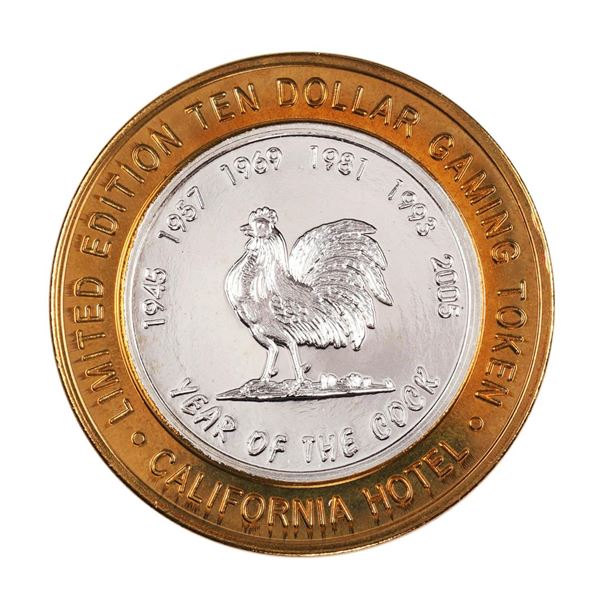.999 Fine Silver Sam Boyd's California $10 Casino Limited Edition Gaming Token
