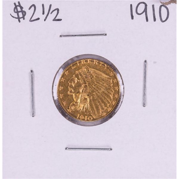 1910 $2 1/2 Indian Head Quarter Eagle Gold Coin