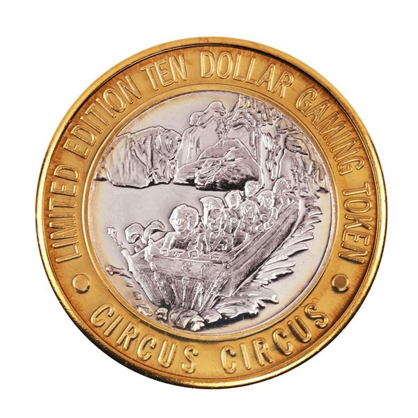 .999 Silver Circus Circus Hotel & Casino $10 Limited Edition Casino Gaming Token