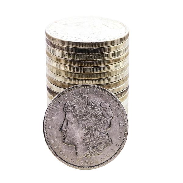 Roll of (20) Brilliant Uncirculated 1921 $1 Morgan Silver Dollar Coins