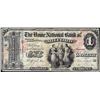 Image 1 : 1875 $1 National Bank of Milford, MA CH# 2275 National Currency Note