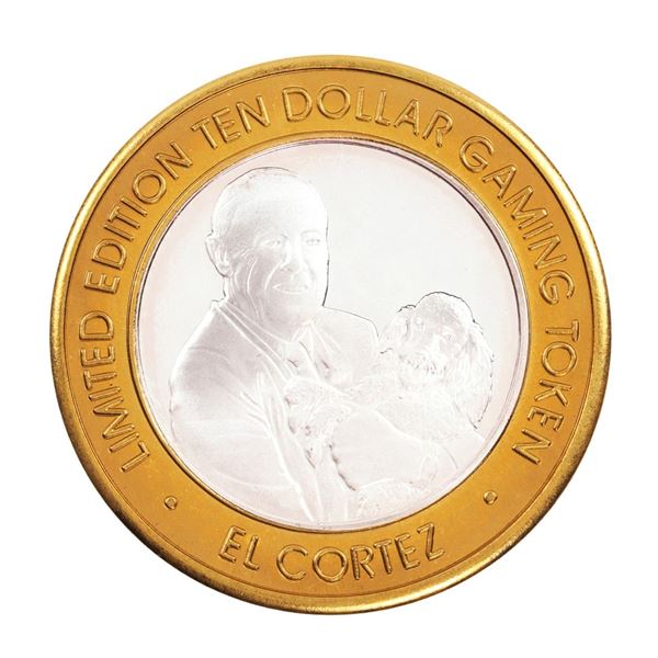 .999 Fine Silver El Cortez Hotel & Casino Las Vegas $10 Limited Edition Gaming Token