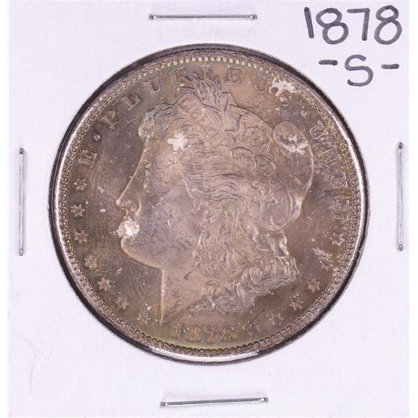 1878-S $1 Morgan Silver Dollar Coin Nice Toning