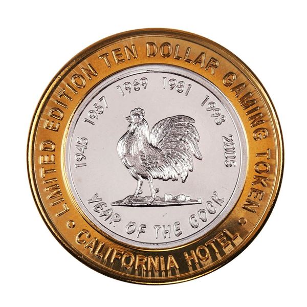.999 Fine Silver Sam Boyd's California $10 Casino Limited Edition Gaming Token