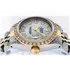 Image 6 : Rolex Ladies Two Tone Steel & Gold MOP Diamond Datejust Wristwatch