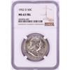 Image 1 : 1952-D Franklin Half Dollar Coin NGC MS63FBL
