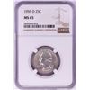 Image 1 : 1959-D Washington Quarter Coin NGC MS65