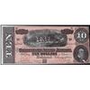 Image 1 : 1864 $10 Confederate States of America Note