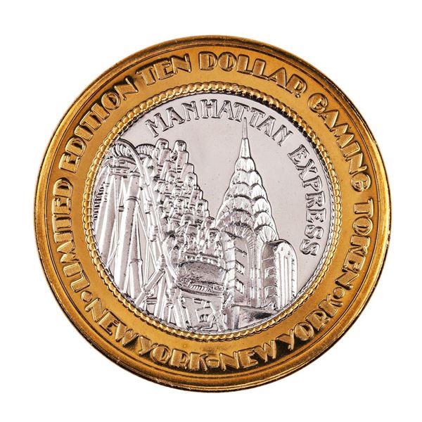 .999 Silver New York New York Hotel & Casino $10 Limited Edition Gaming Token