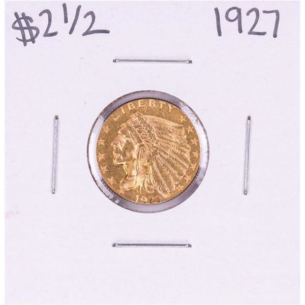 1927 $2 1/2 Indian Head Quarter Eagle Gold Coin