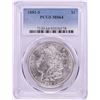 Image 1 : 1881-S $1 Morgan Silver Dollar Coin PCGS MS64