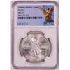 Image 1 : 1985Mo Mexico 1 Onza Libertad Silver Coin NGC MS67