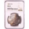 Image 1 : 1884-O $1 Morgan Silver Dollar Coin NGC MS63 Nice Toning