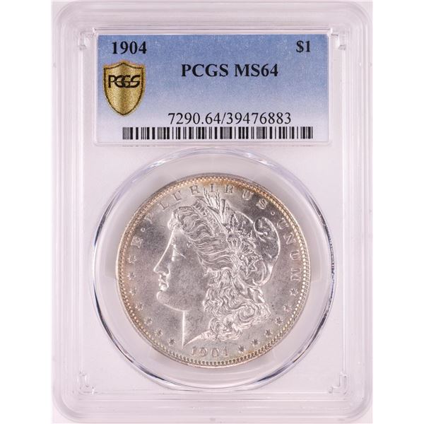 1904 $1 Morgan Silver Dollar Coin PCGS MS64