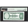Image 2 : 1929 10 Unit American Bank Note Co. "Test Note" PMG Gem Uncirculated 66EPQ