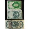 Image 2 : Lot of Fifth Issue 10/25/50 Cents Fractional Currency Notes