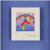 Image 2 : Peter Max "Cosmic Jumper Detail I" Limited Edition Lithograph on Paper