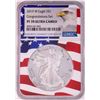 Image 1 : 2019-W $1 Proof American Silver Eagle Coin NGC PF70 Ultra Cameo Congratulations Flag