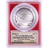 Image 2 : 2020-P $1 Basketball HOF Silver Dollar Coin PCGS PR70DCAM Bill Walton Signature FDOI
