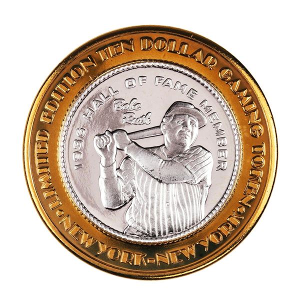 .999 Silver New York New York Hotel & Casino $10 Limited Edition Gaming Token