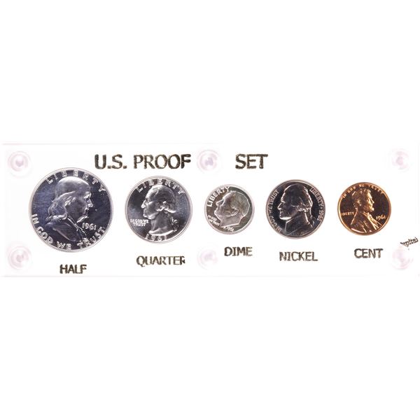 1961 (5) Coin Proof Set