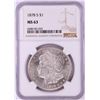 Image 1 : 1878-S $1 Morgan Silver Dollar Coin NGC MS63