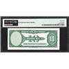 Image 2 : 1929 10 Unit American Bank Note Co. "Test Note" PMG Gem Uncirculated 65EPQ
