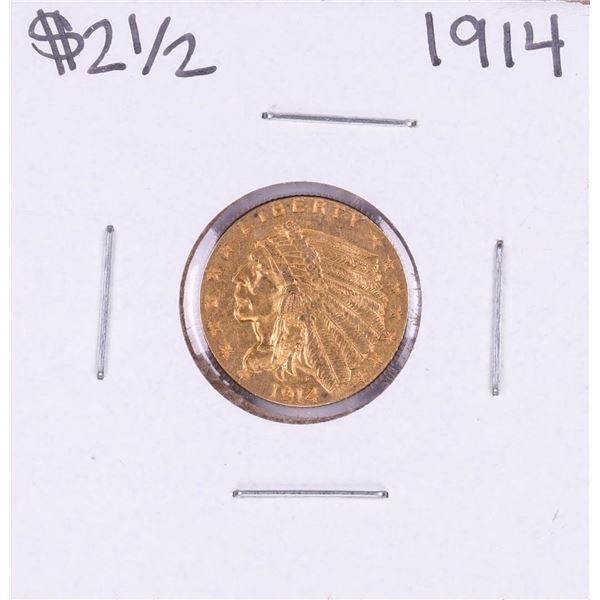 1914 $2 1/2 Indian Head Quarter Eagle Gold Coin