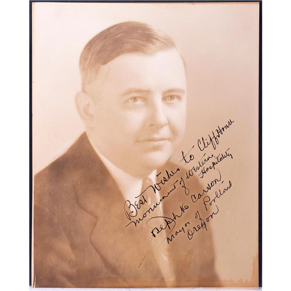 Mayor Carson of Portland Oregon