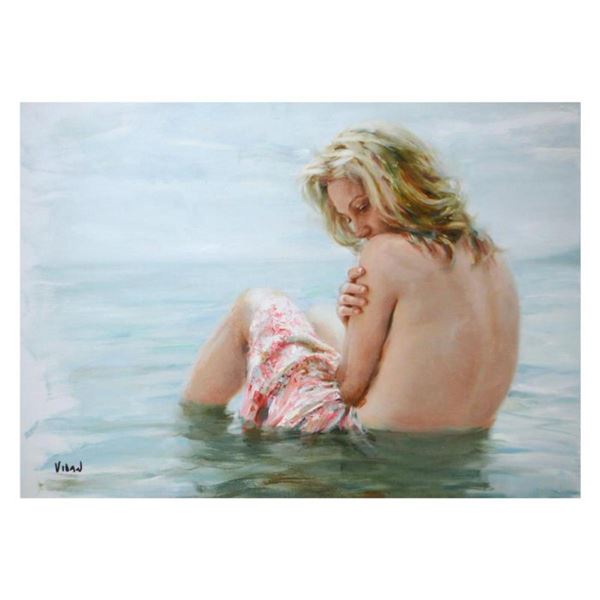 Vidan, "Solitude" Limited Edition on Canvas, Numbered and Hand Signed with Certificate.