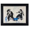Image 1 : Mr Brainwash, "Watch Out!" Framed Limited Edition Silk Screen. Hand Signed and Numbered 6/25; Letter