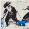 Image 2 : Mr Brainwash, "Watch Out!" Framed Limited Edition Silk Screen. Hand Signed and Numbered 6/25; Letter