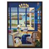 Image 1 : Datian, "Reflections in Blue" Framed Limited Edition on Canvas, Numbered 31/150 and Hand Signed with