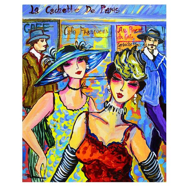 Patricia Govezensky- Original Acrylic on Canvas "The Party Has Begun"