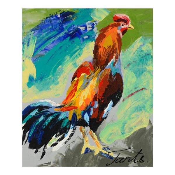 Lena Tants, Original Acrylic Painting on Canvas, Hand Signed with Letter of Authenticity.