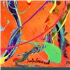 Image 2 : Jim Warren, "Love" Framed Original Painting on Canvas, Hand Signed with Letter of Authenticity.